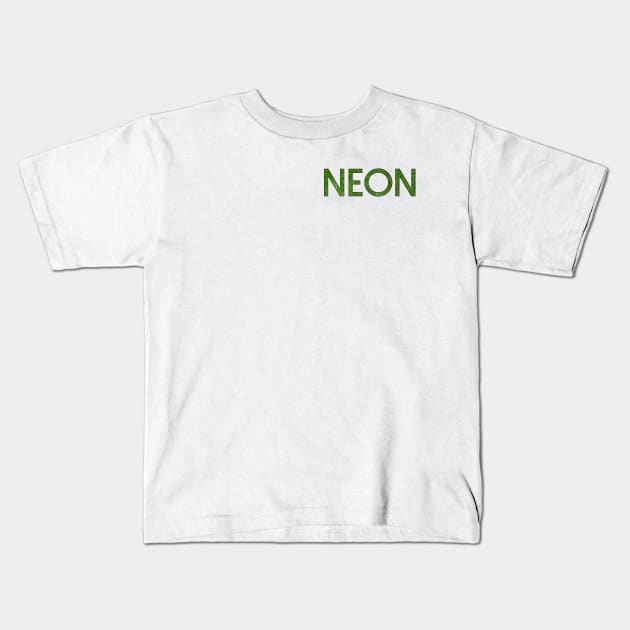 Neon Grass Kids T-Shirt by neonapparel